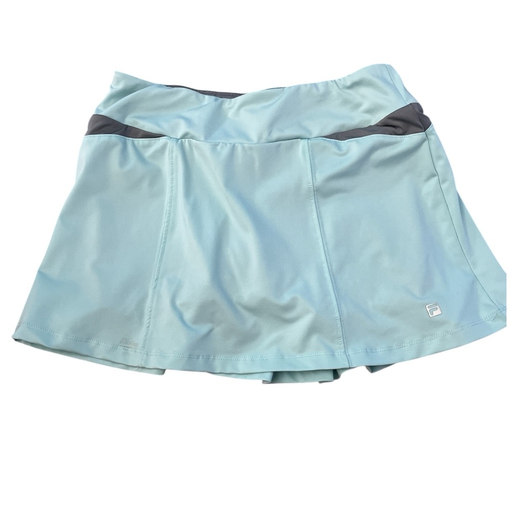 Fila Light Blue and Gray Tennis top and skirt Set size XS - Picture 4 of 8